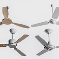 ceiling fan lamp electric fan lamp ceiling fan 3d model