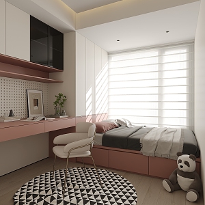 Tatami Bedroom 3d model