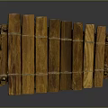 Traditional Handmade Wooden Xylophone Percussion Instrument with Bamboo Frame and Wooden Bars