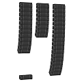 Black Headphones and Speakers Featuring Different Sizes Audio Modules and Components