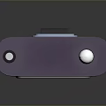 Purple Computer Handheld Device Featuring Digital Display Antenna And Top Button