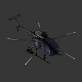 Armed Military Helicopter With Mounted Weapon System For Aerial Combat Missions