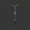 Vintage Blue Bicycle With Red Seat And White Wall Tires Design