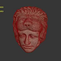 Mythological Medusa Head Sculpture With Detailed Snake Hair And Classical Features