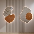 Modern Clock Wall Decorations 3d model