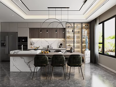 Modern Restaurant 3d model