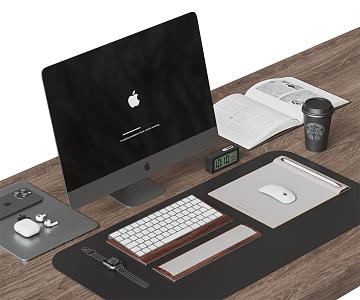 Modern computer Apple laptop 3d model