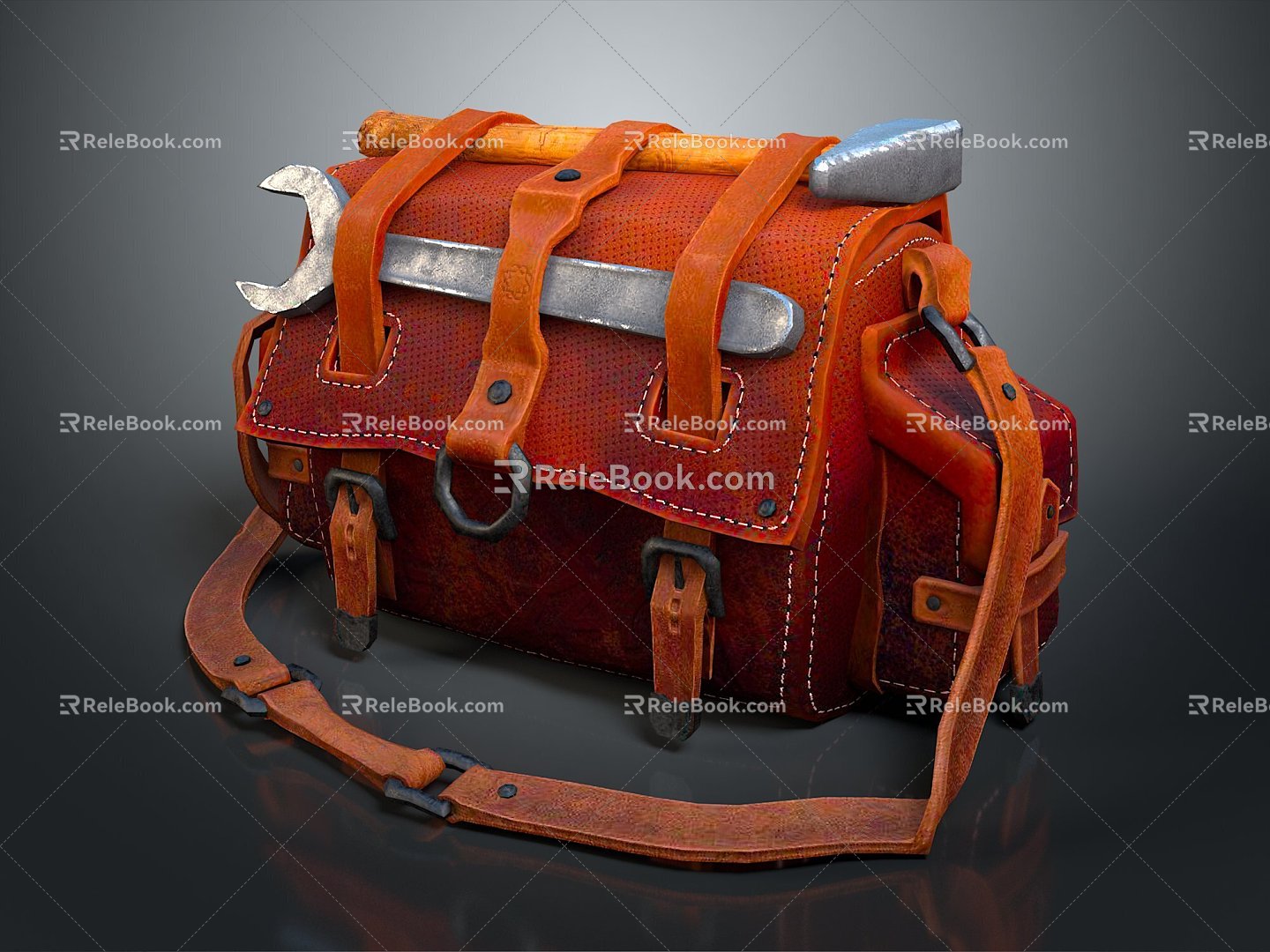 Tool kit electrician bag tool electrician tool carpentry bag repair bag satchel bag collar bag 3d model