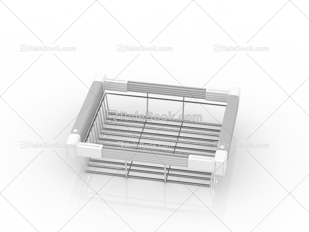 Modern Storage Basket 3d model