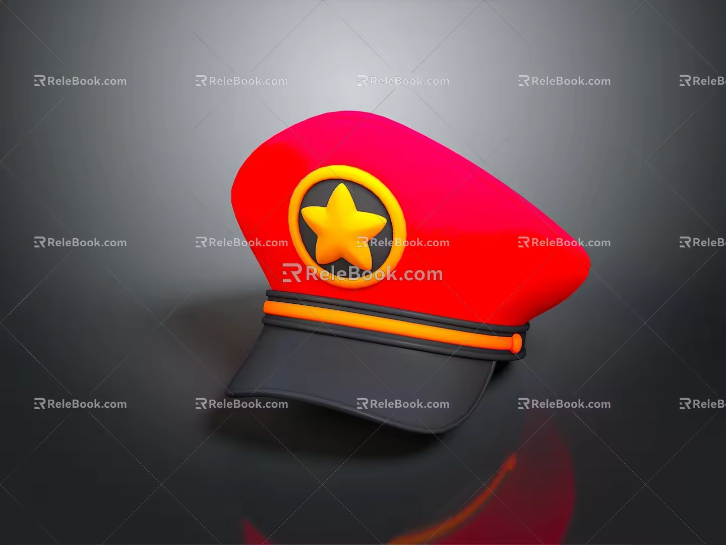 Hat Hat Realistic Game Item 3d model