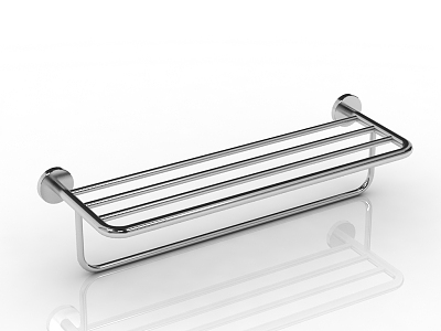 Modern towel rack 3d model