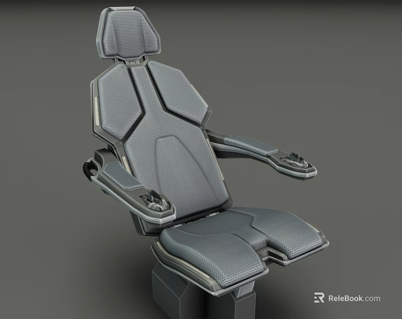 Modern Ergonomic Medical Equipment Chair With Adjustable Armrests For Clinical Use 3d model 