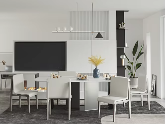 Modern Restaurant 3d model