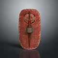 Medieval Shield Ancient Shield Defensive Weapon Ancient Shield Iron Shield Protective Shield Wooden Shield 3d model