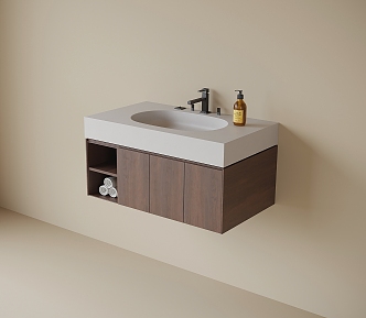 Modern Bathroom Cabinet Bathroom Cabinet 3d model