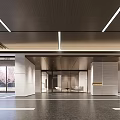 Modern Parking Garage Interior With Spacious Layout Contemporary Lighting And Sleek Design 3d model