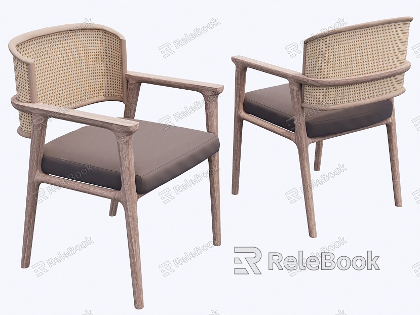 New Chinese Dining Chair Single Chair model