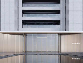 Modern Gate Rongchuang Standardized Facade High-rise Residential Building 3d model