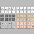 Modern Switch Metal Switch Socket Panel Socket Switch Panel Combination Socket Switch Minimalist Switch Panel Socket Combination 3d model