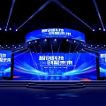 Science and Technology Stage Conference Stage 3d model