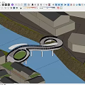 The Modern Bridge 3d model
