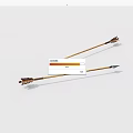 Traditional Handcrafted Arrows With Wooden Shafts Metal Arrowheads And Feathered Fletching