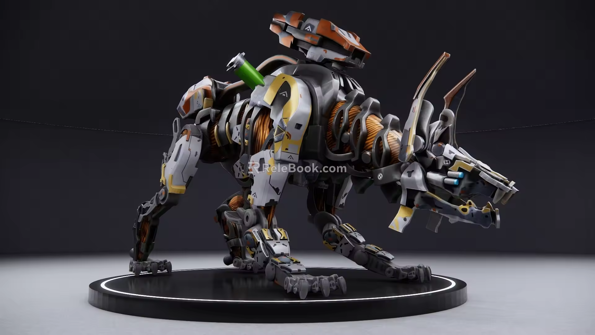 Modern robot science and technology sense mecha toy ornaments robot dog 3d model
