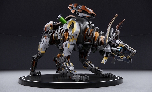 Modern robot science and technology sense mecha toy ornaments robot dog 3d model