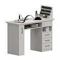 Medical Devices Workbench With Organized Tools Storage And Professional Equipment 3d model