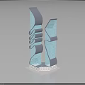 Innovative Modern Skyscraper Design Featuring Glass Facades Curved Structures Spiral Elements And Base Platform 3d model