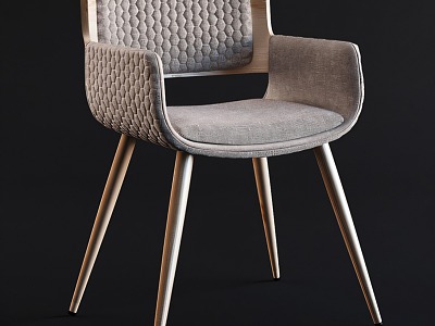 Quiet armchair chair model