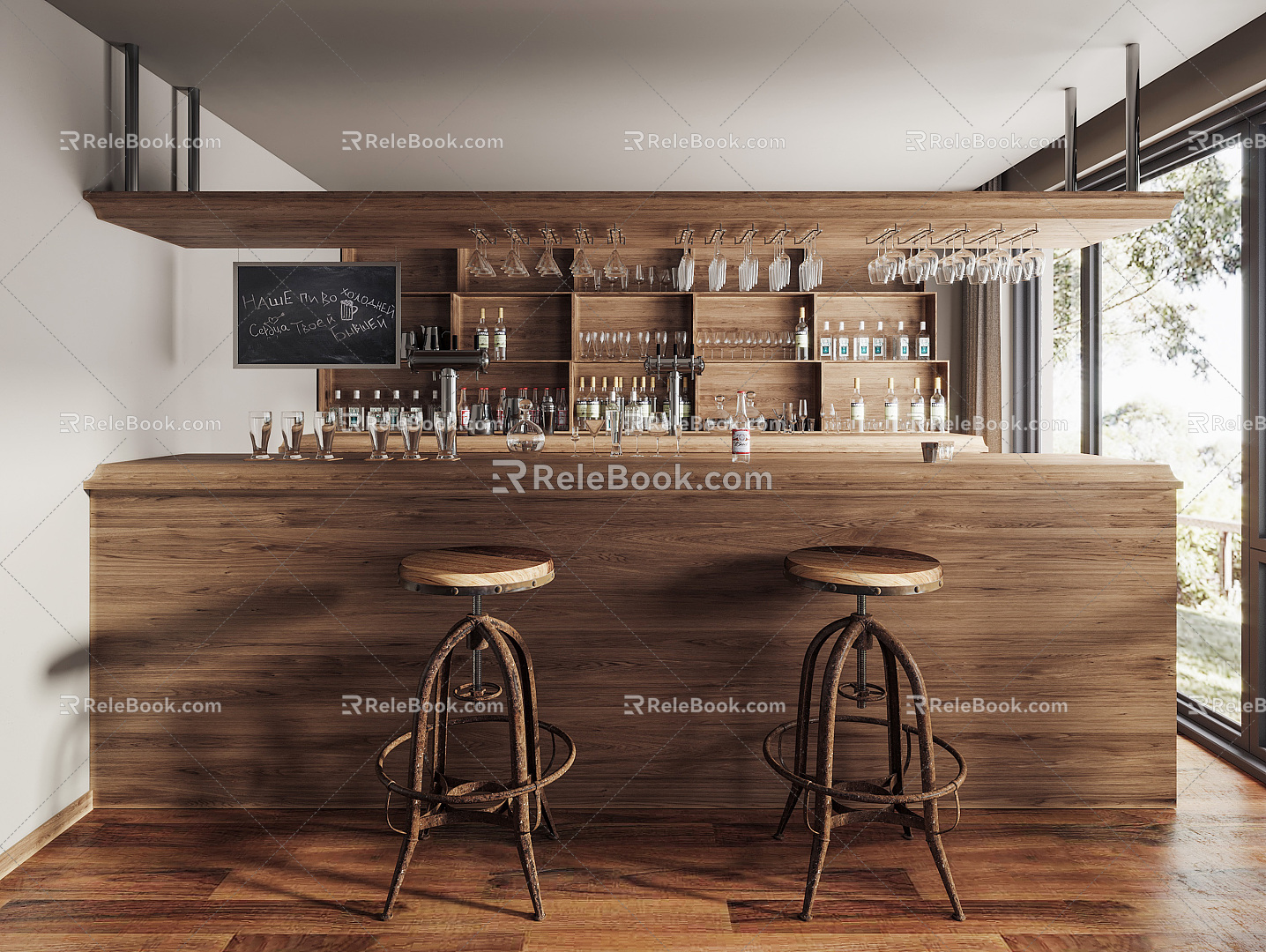 The Modern Bar 3d model