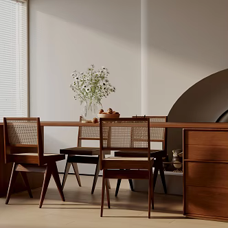 Modern table combination 3d model