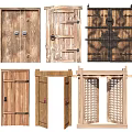 Various Other Wooden Doors With Rustic Designs And Vintage Carved Details