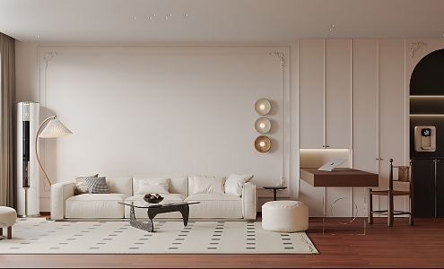 French Living Room 3d model