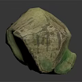 Natural Wood Stone Decorative Piece With Green Beige Color And Unique Texture
