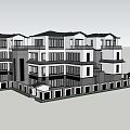 Modern Detached Villa Exterior Design With Multiple Floors Balconies And Large Windows