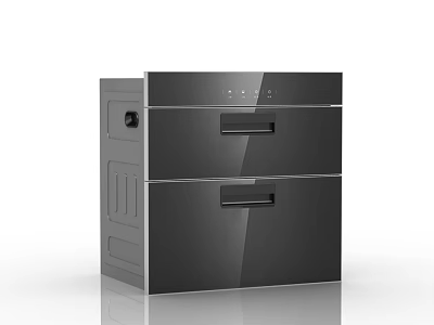 Black Drawer Style Modern Kitchen Appliance With Sleek Design For Home 3d model