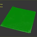 Modern Landscape Design Model Featuring Small Cottage With Plants And Water Elements