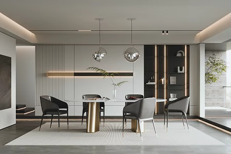 Modern Restaurant 3d model
