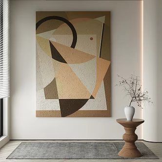 modern decorative painting 3d model