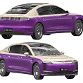 Beige Modern Sedan With Sleek Body Design And Alloy Wheels In Different Angles