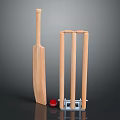 High Quality Wooden Cricket Sports Equipment Set With Bat Stumps And Ball