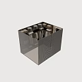 Modern Elegant Wardrobe Interior With Hanging Clothes Folded Towels Wooden Drawers And Mirror