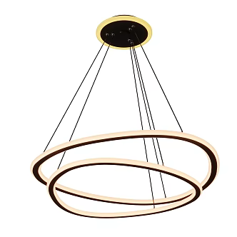 Modern minimalist chandelier 3d model