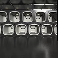 Neatly Arranged Modern Capsule Pods With White Frames Interior Lighting And Floor Arrows