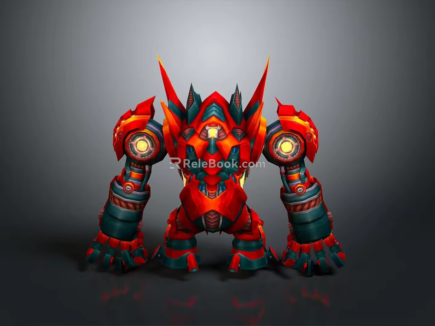 Mech Warrior Mech Soldier Machine Battlearm Mechanical Battlearm Machine Fighter Robot 3d model