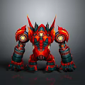 Mech Warrior Mech Soldier Machine Battlearm Mechanical Battlearm Machine Fighter Robot 3d model