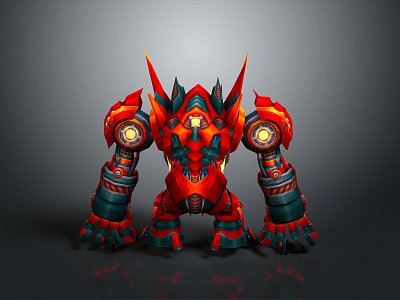 Mech Warrior Mech Soldier Machine Battlearm Mechanical Battlearm Machine Fighter Robot 3d model