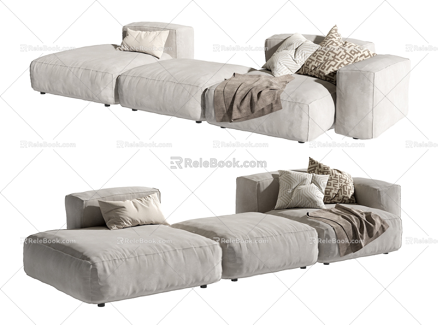 Multiplayer Sofa 3d model